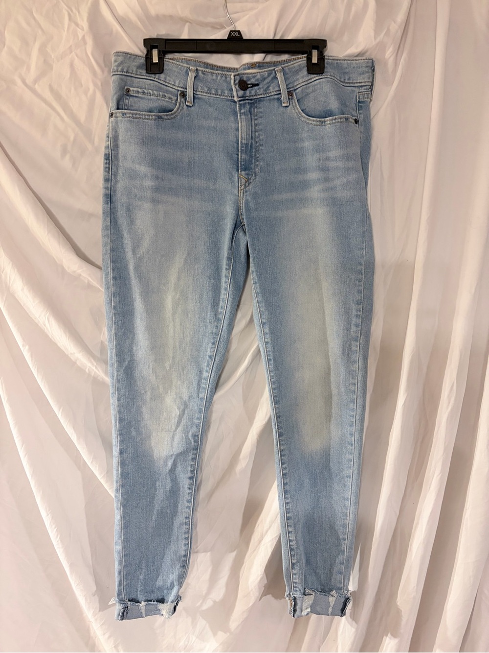 Levi's Light Blue Cropped Ankle Jeans